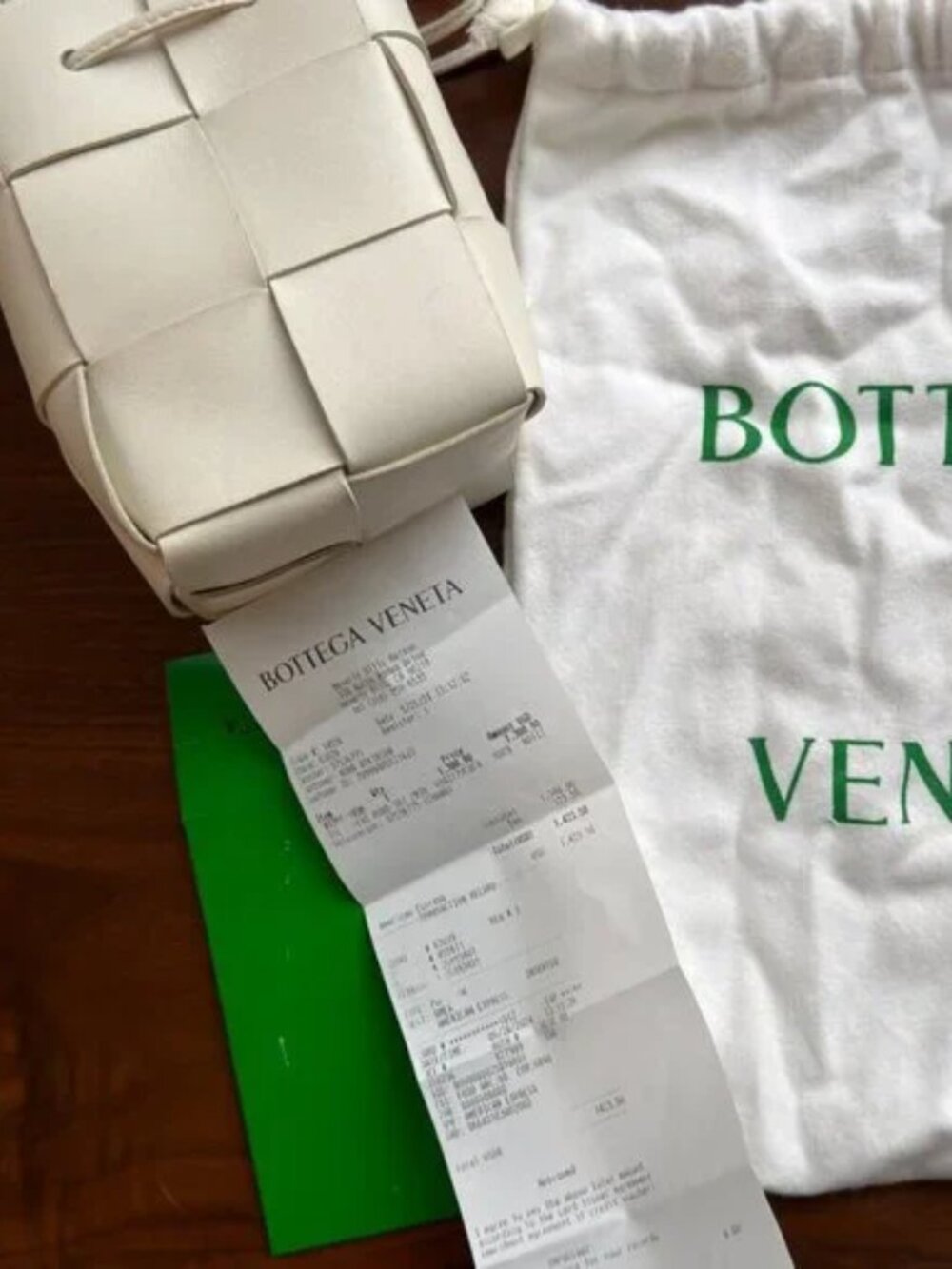 Authentic Bottega Veneta Mini Intrecciato Cassette